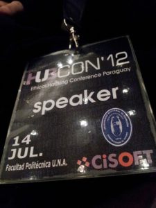 Speaker HubCon 12 - 14 de Julio de 2012